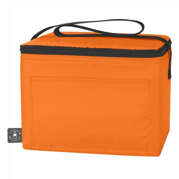 Non-Woven 6-Can Cooler Bag with 100% RPET Material