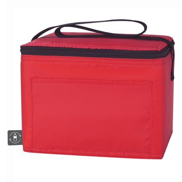 Non-Woven 6-Can Cooler Bag with 100% RPET Material