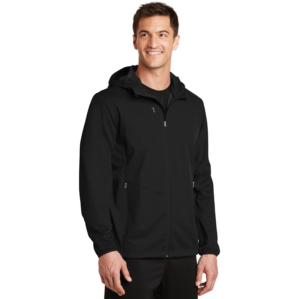 Port Authority® Active Hooded Soft Shell Men's Jacket