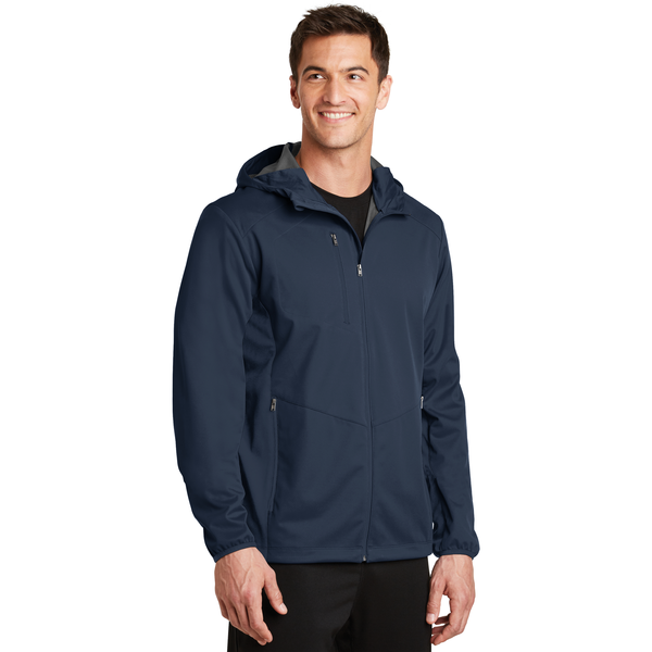 Port Authority® Active Hooded Soft Shell Men's Jacket