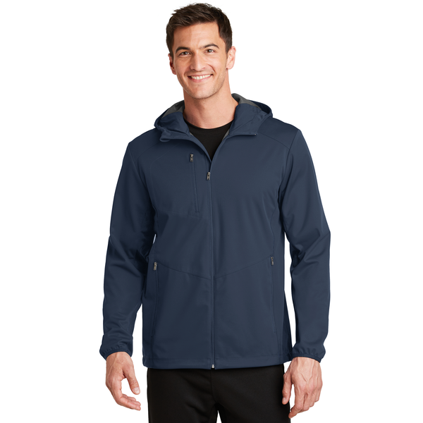 Port Authority® Active Hooded Soft Shell Men's Jacket