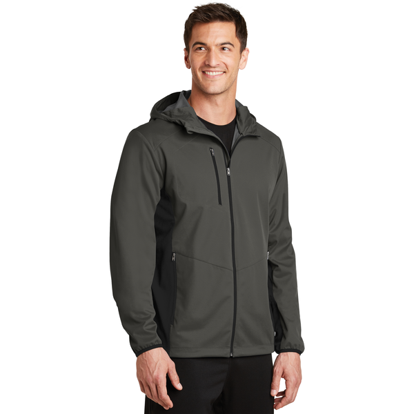 Port Authority® Active Hooded Soft Shell Men's Jacket