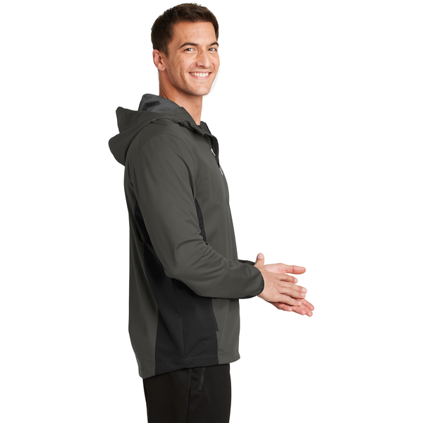 Port Authority® Active Hooded Soft Shell Men's Jacket