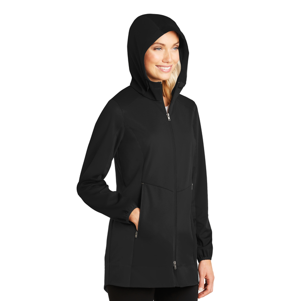 Port Authority® Active Hooded Soft Shell Ladies' Jacket