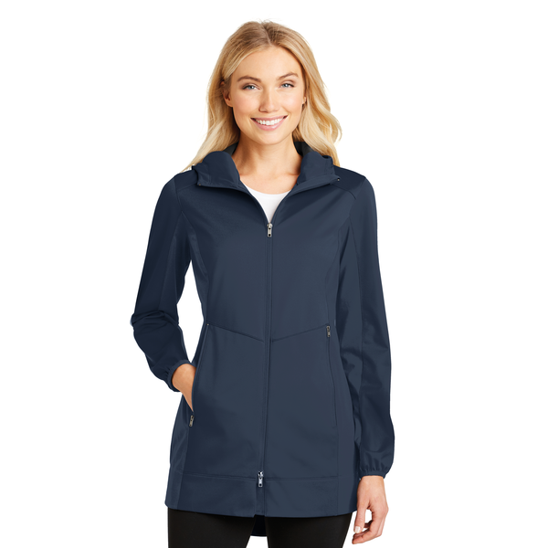 Port Authority® Active Hooded Soft Shell Ladies' Jacket