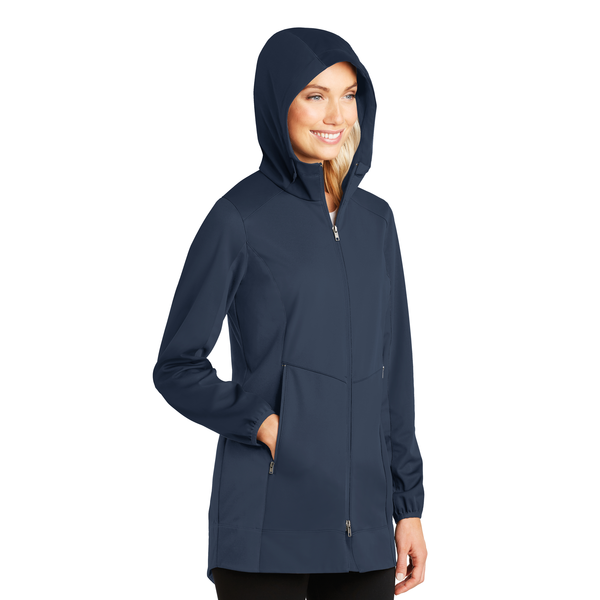 Port Authority® Active Hooded Soft Shell Ladies' Jacket