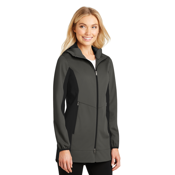 Port Authority® Active Hooded Soft Shell Ladies' Jacket