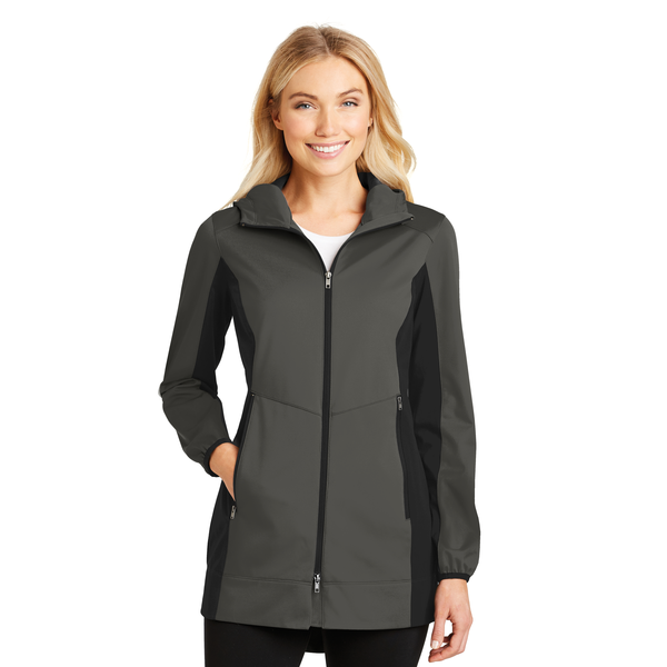 Port Authority® Active Hooded Soft Shell Ladies' Jacket