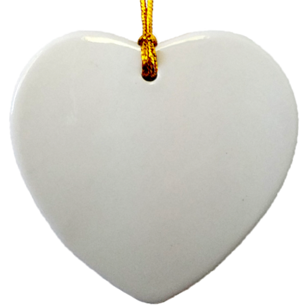 Shaped Ceramic Ornaments, 3"