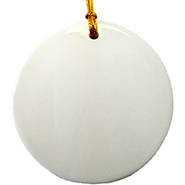 Shaped Ceramic Ornaments, 3"