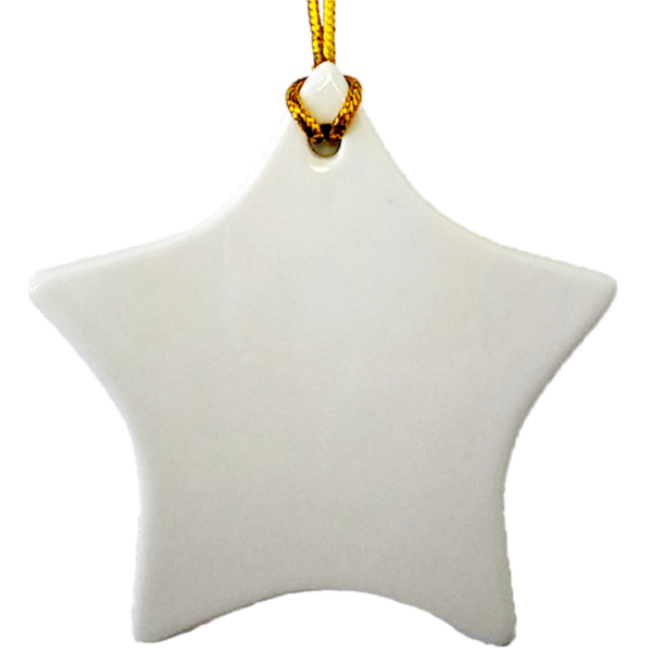 Shaped Ceramic Ornaments, 3"