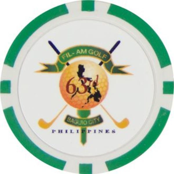 Clay Poker Chip Ball Marker