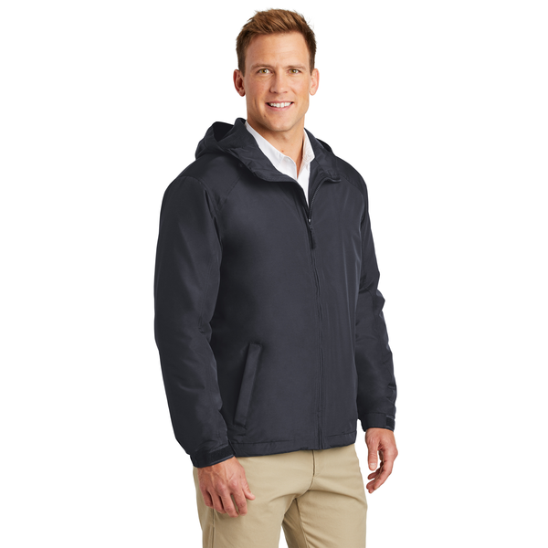 Port Authority® Hooded Charger Insulated Men's Jacket