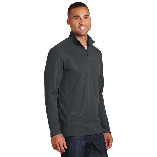 Port Authority® Pinpoint Mesh Men's 1/2 Zip