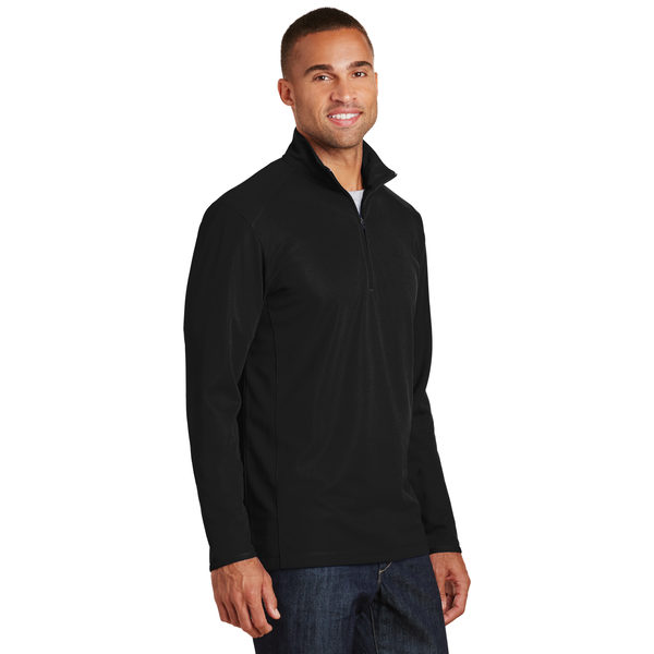 Port Authority® Pinpoint Mesh Men's 1/2 Zip