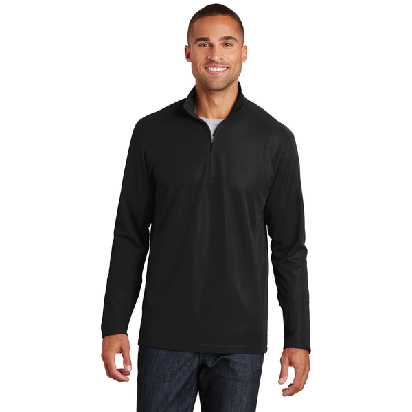 Port Authority® Pinpoint Mesh Men's 1/2 Zip