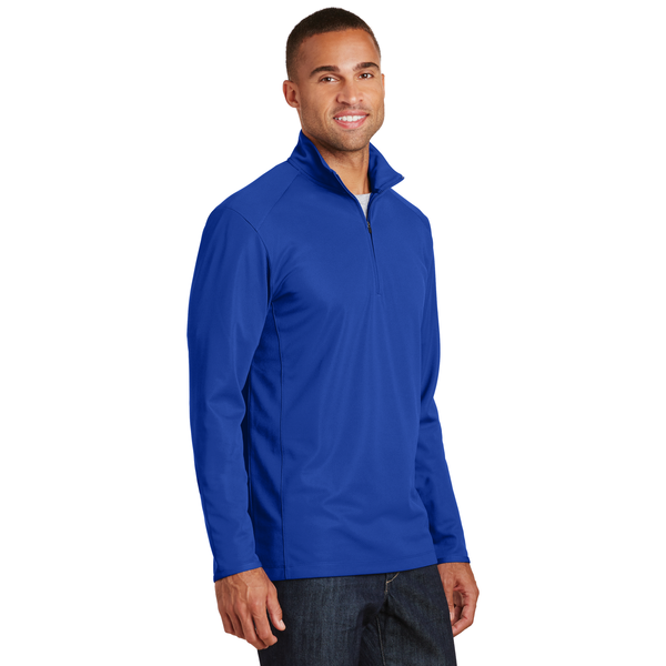 Port Authority® Pinpoint Mesh Men's 1/2 Zip