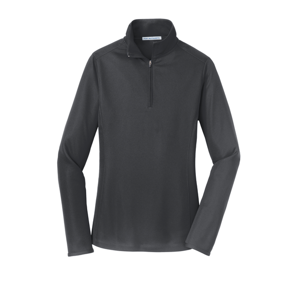 Port Authority® Pinpoint Mesh Ladies' 1/2 Zip