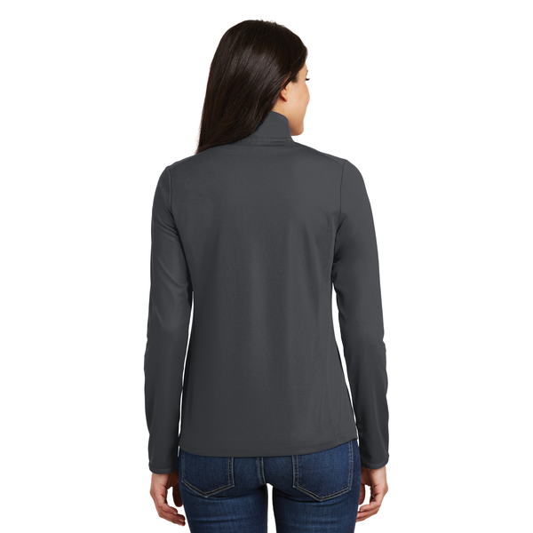 Port Authority® Pinpoint Mesh Ladies' 1/2 Zip