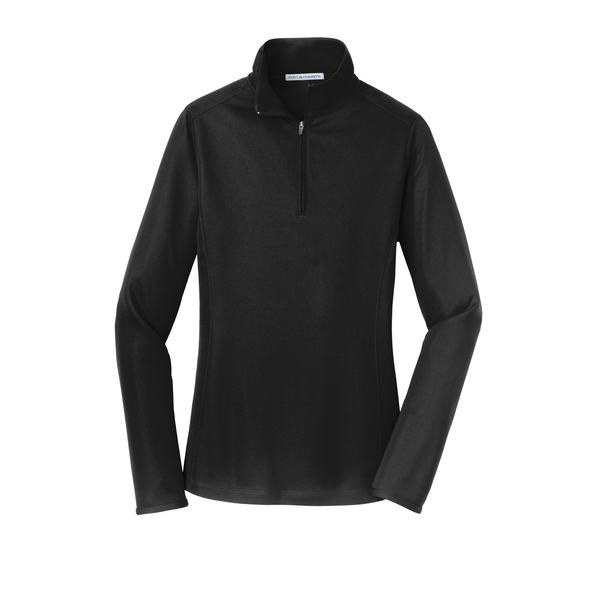 Port Authority® Pinpoint Mesh Ladies' 1/2 Zip