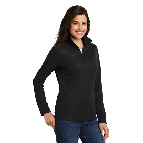 Port Authority® Pinpoint Mesh Ladies' 1/2 Zip