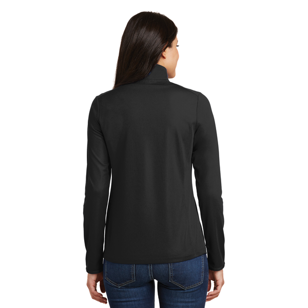 Port Authority® Pinpoint Mesh Ladies' 1/2 Zip