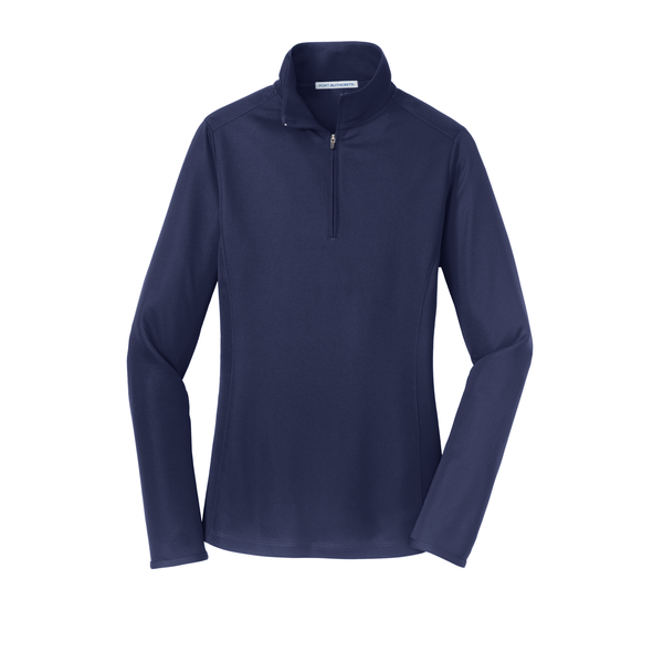 Port Authority® Pinpoint Mesh Ladies' 1/2 Zip