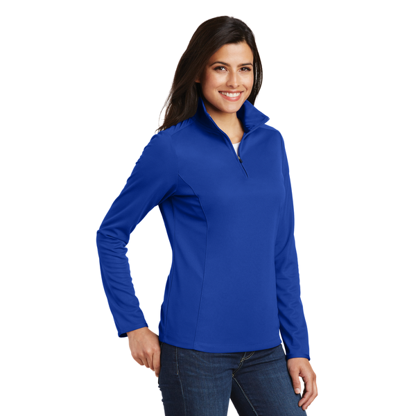 Port Authority® Pinpoint Mesh Ladies' 1/2 Zip