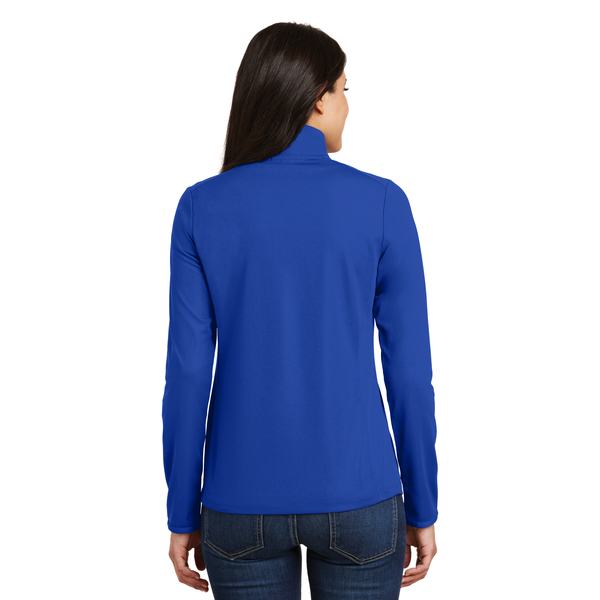 Port Authority® Pinpoint Mesh Ladies' 1/2 Zip