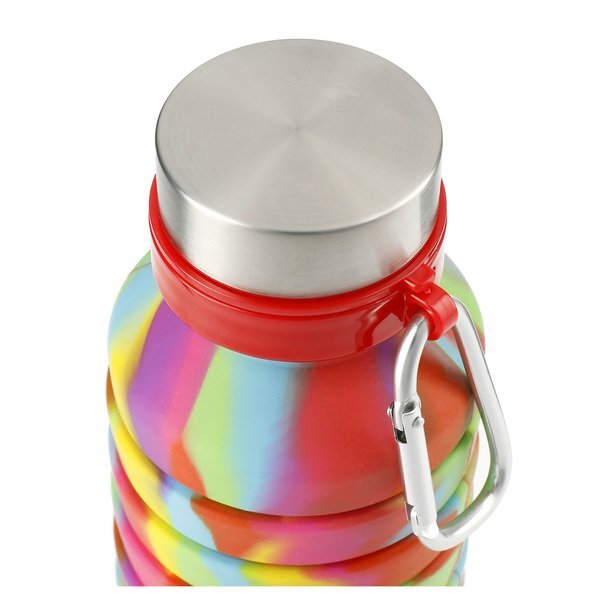 Zigoo Silicone Collapsible Tie Dye Bottle, 18oz.