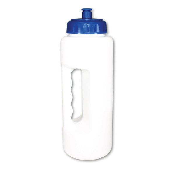 MicroHalt Grip Push 'n Pull Cap Sport Bottle, 32 oz.