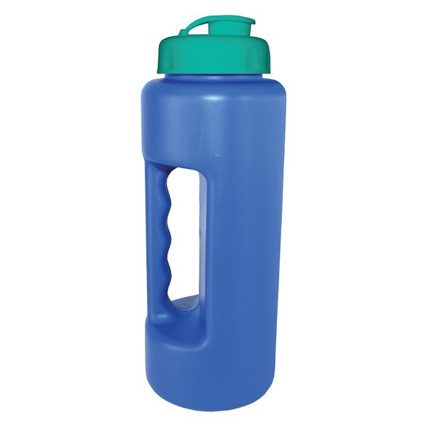 MircoHalt Grip Flip Top Cap Sport Bottle, 32 oz.