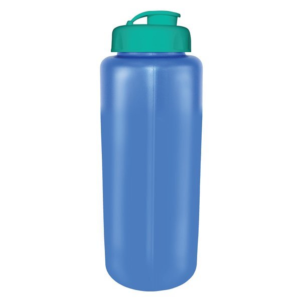 MircoHalt Grip Flip Top Cap Sport Bottle, 32 oz.