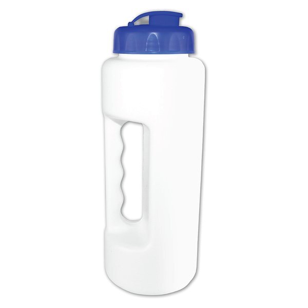 MircoHalt Grip Flip Top Cap Sport Bottle, 32 oz.