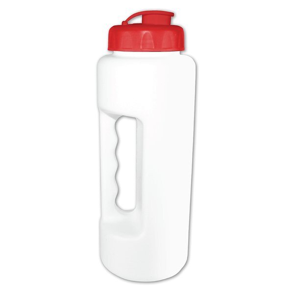 MircoHalt Grip Flip Top Cap Sport Bottle, 32 oz.