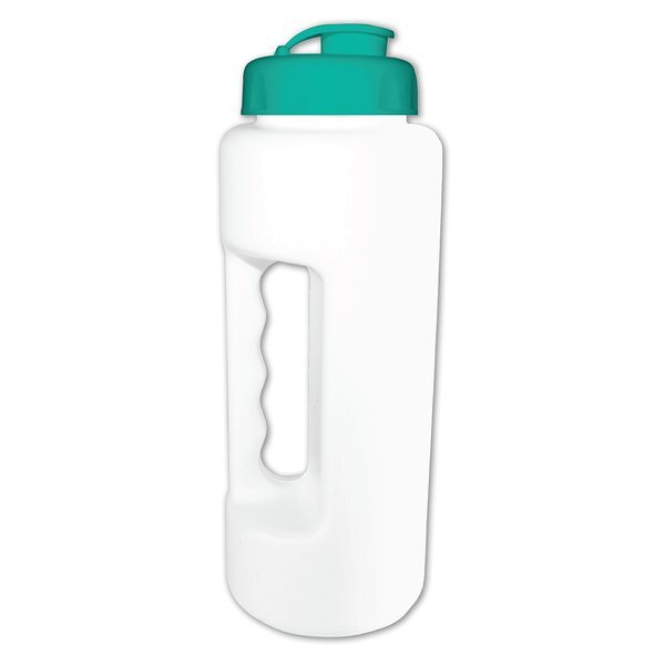MircoHalt Grip Flip Top Cap Sport Bottle, 32 oz.