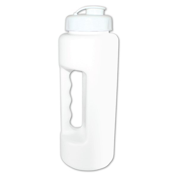 MircoHalt Grip Flip Top Cap Sport Bottle, 32 oz.