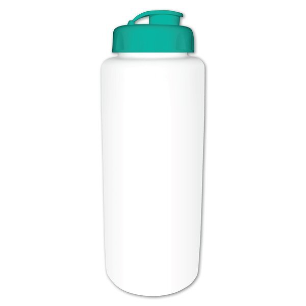 MircoHalt Grip Flip Top Cap Sport Bottle, 32 oz.