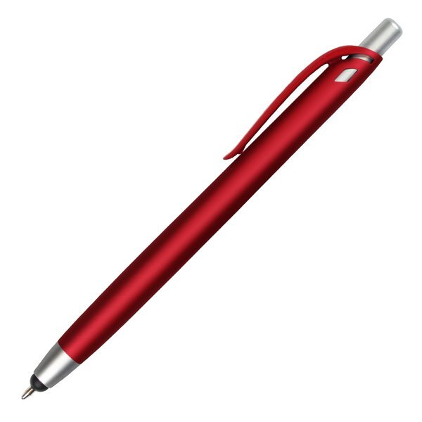 MicroHalt Click Pen & Stylus, Full Color Imprint