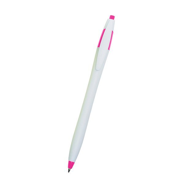 Dart Retractable Pen with Antimicrobial Additivie