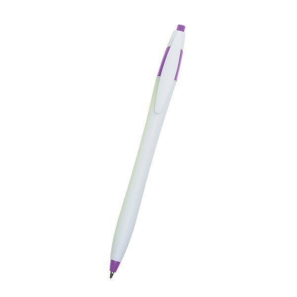 Dart Retractable Pen with Antimicrobial Additivie