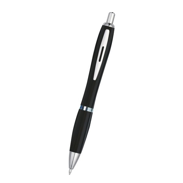 Satin Antibacterial Click Pen with Antimicrobial Additive