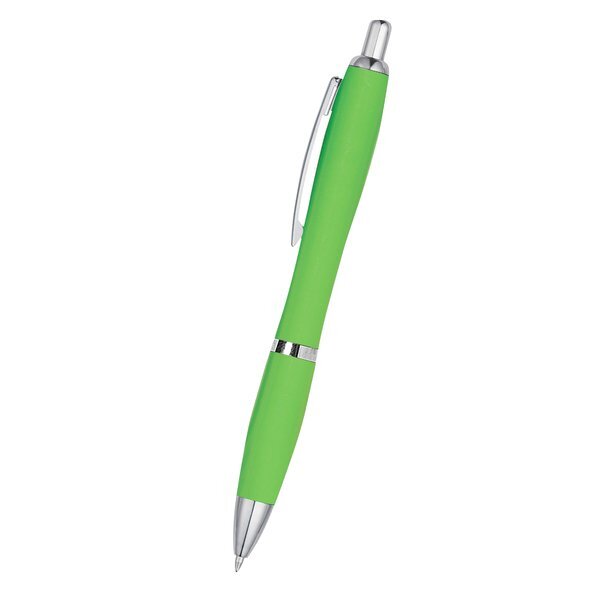 Satin Antibacterial Click Pen with Antimicrobial Additive