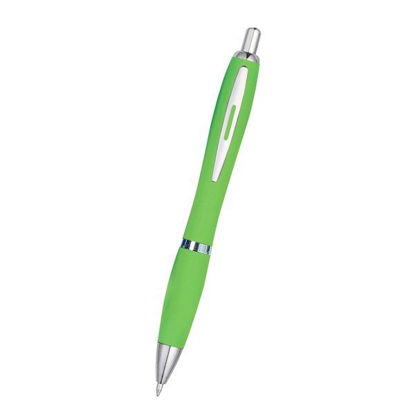 Satin Antibacterial Click Pen with Antimicrobial Additive