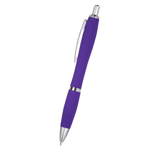 Satin Antibacterial Click Pen with Antimicrobial Additive