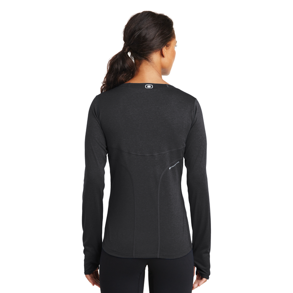 OGIO® ENDURANCE Long Sleeve Pulse Ladies' Crew Tee