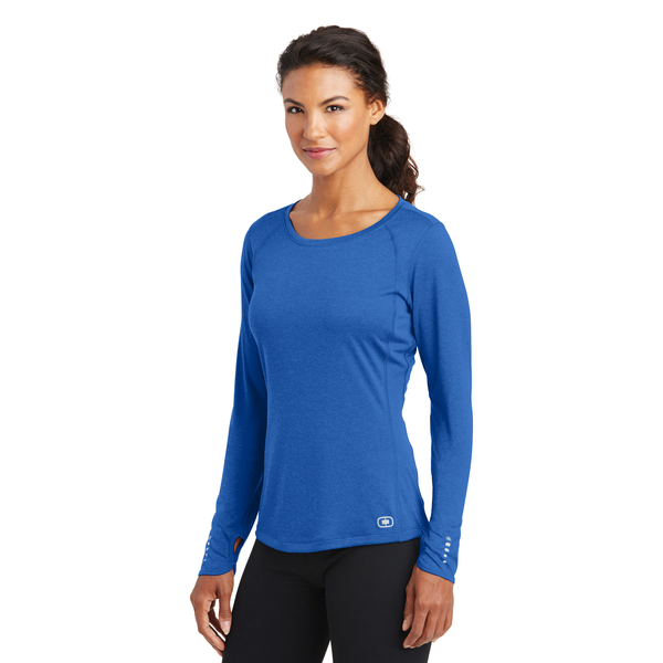 OGIO® ENDURANCE Long Sleeve Pulse Ladies' Crew Tee
