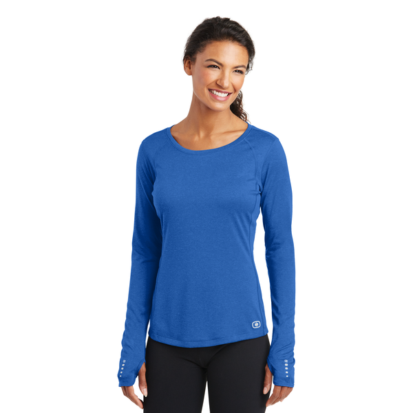 OGIO® ENDURANCE Long Sleeve Pulse Ladies' Crew Tee