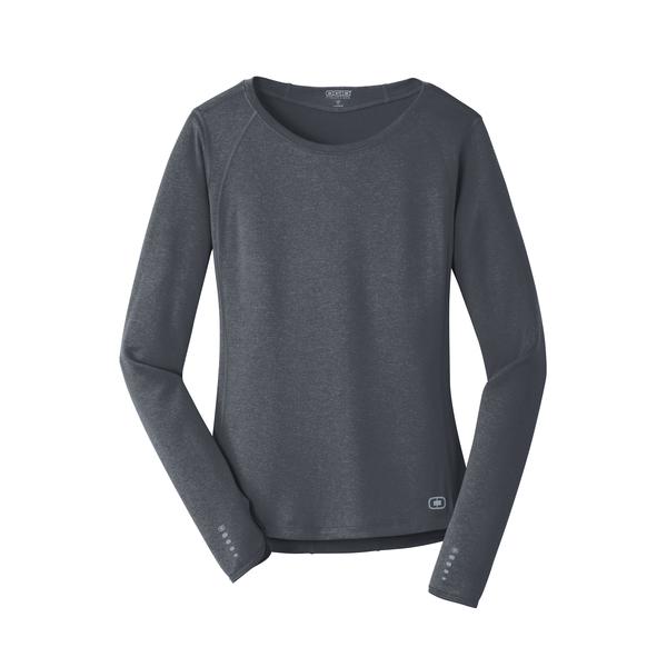 OGIO® ENDURANCE Long Sleeve Pulse Ladies' Crew Tee