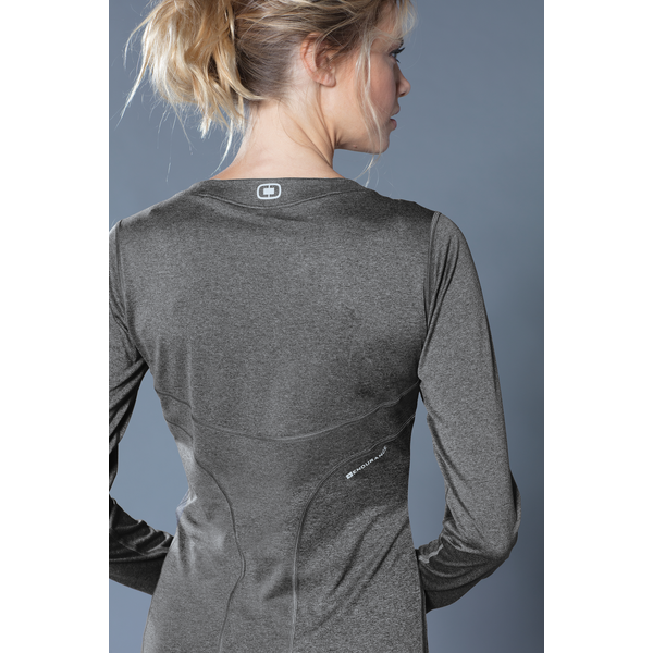 OGIO® ENDURANCE Long Sleeve Pulse Ladies' Crew Tee